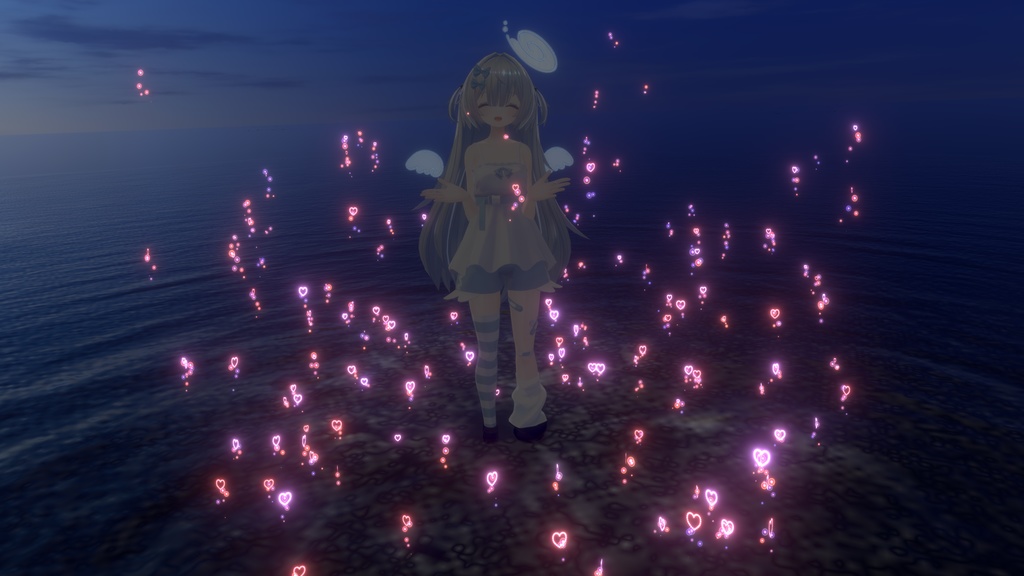 kiss bom heart キス ボム ハート particle