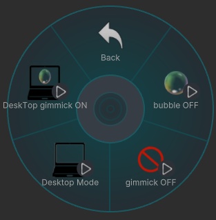 泡が舞い上がる「Bubble Resin」Desktop対応 ギミック付き
