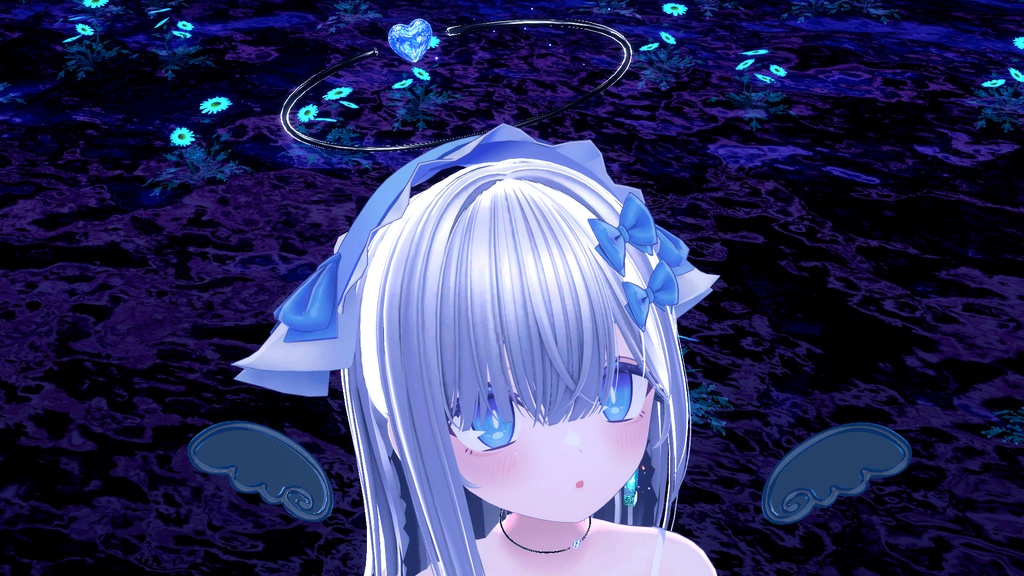 ♡ハートビートリング♡ Heart Beat Ring ヘイロー Helo チョーカー付き