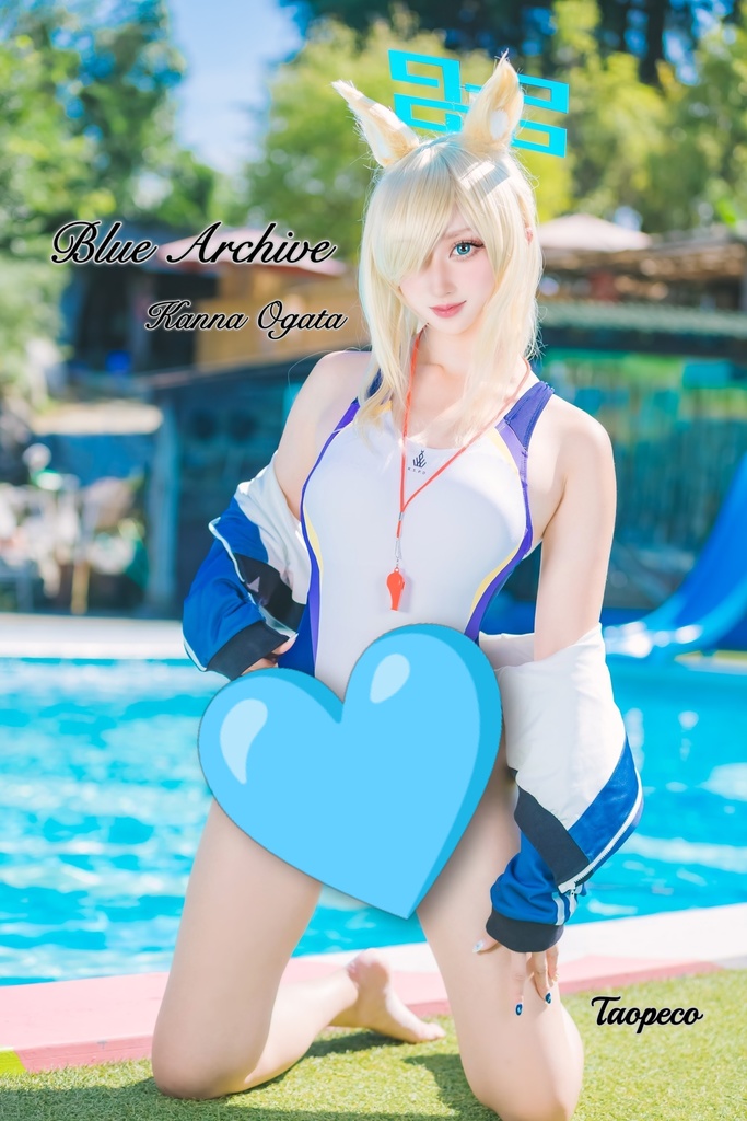【C107頒布】ブルーアーカイブ/カンナ水着コスプレ写真集