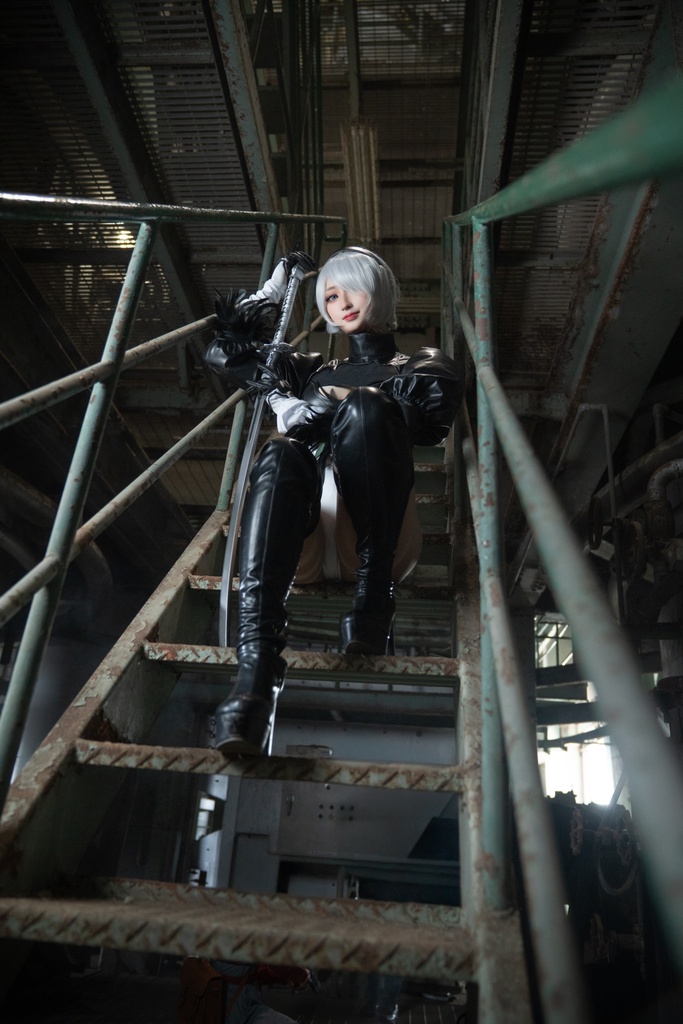 【コスコン(大阪)頒布】NieR:Automata/2B自爆コスプレ写真集