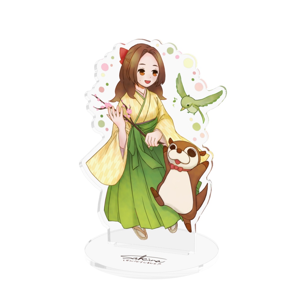 はんなりさんとしぐれくん　アクリルフィギュア