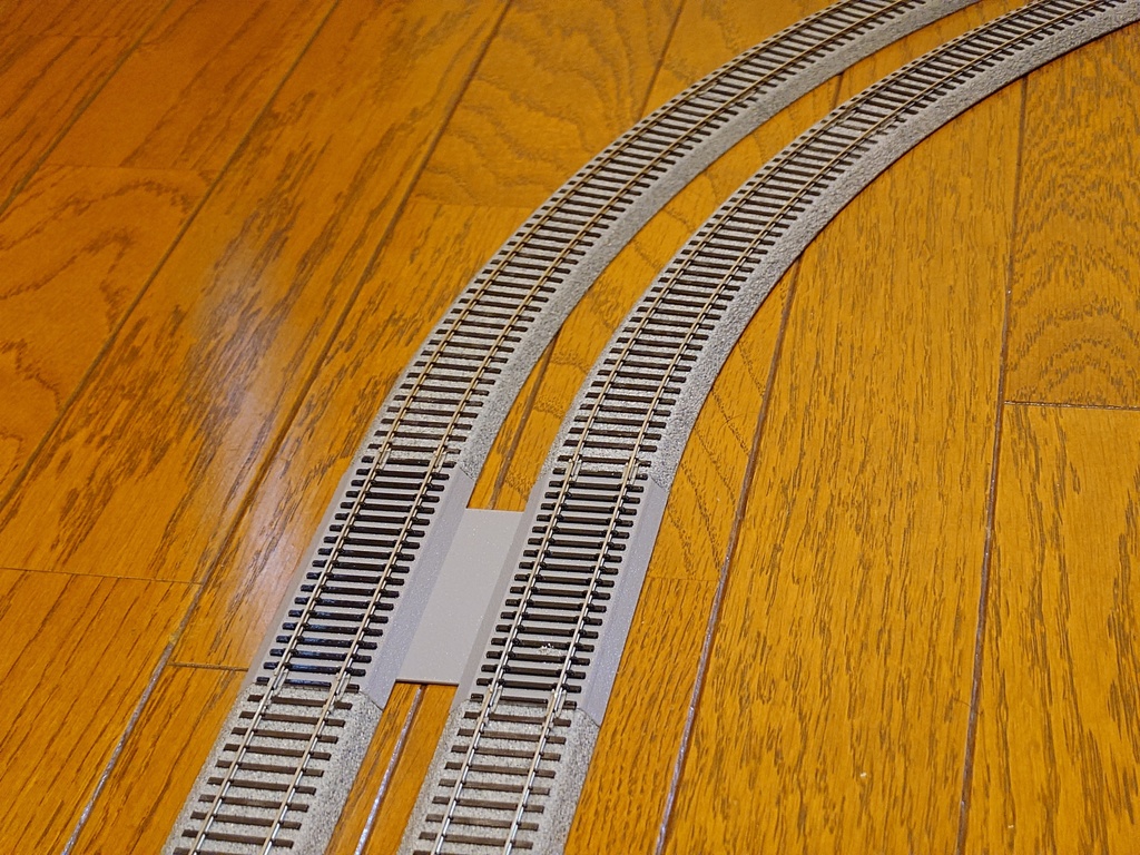 3Dプリント16.5mm道床 ―ストレート―