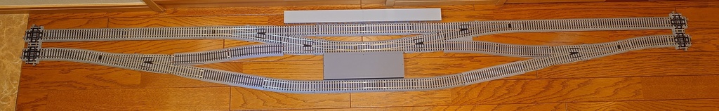3Dプリント16.5mm道床 ―特殊レールセット―