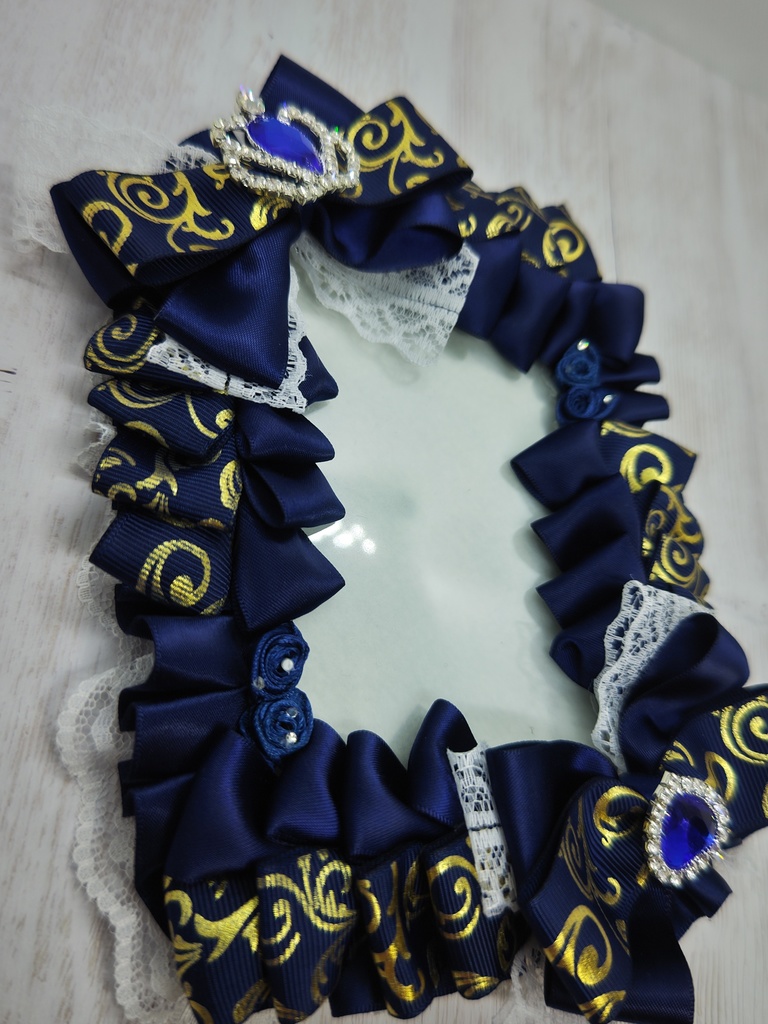 デコ硬質ケース B7サイズ ブロマイド用 ネイビー