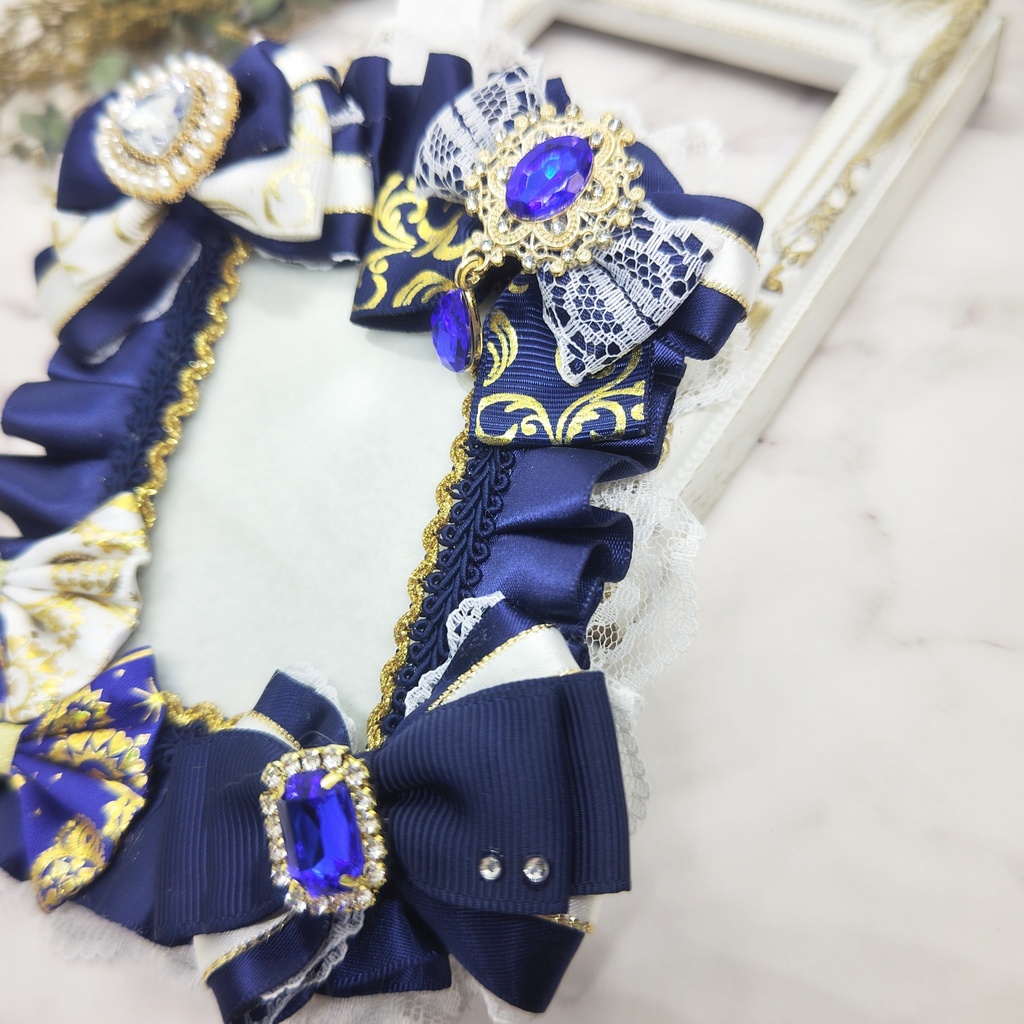 硬質デコケース トレカケース B8サイズ 紺色 ネイビー 痛ロゼット