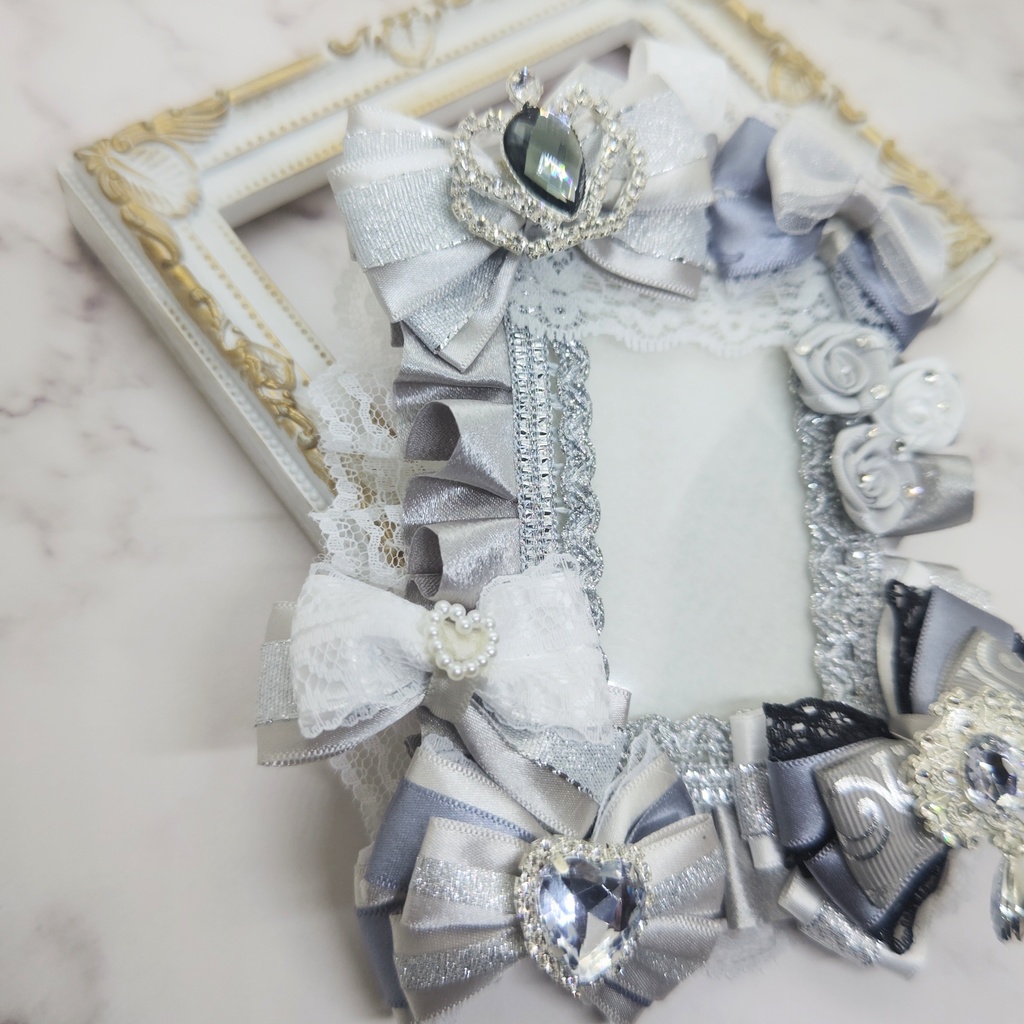 硬質デコケース トレカケース B8サイズ シルバー 銀 グレー