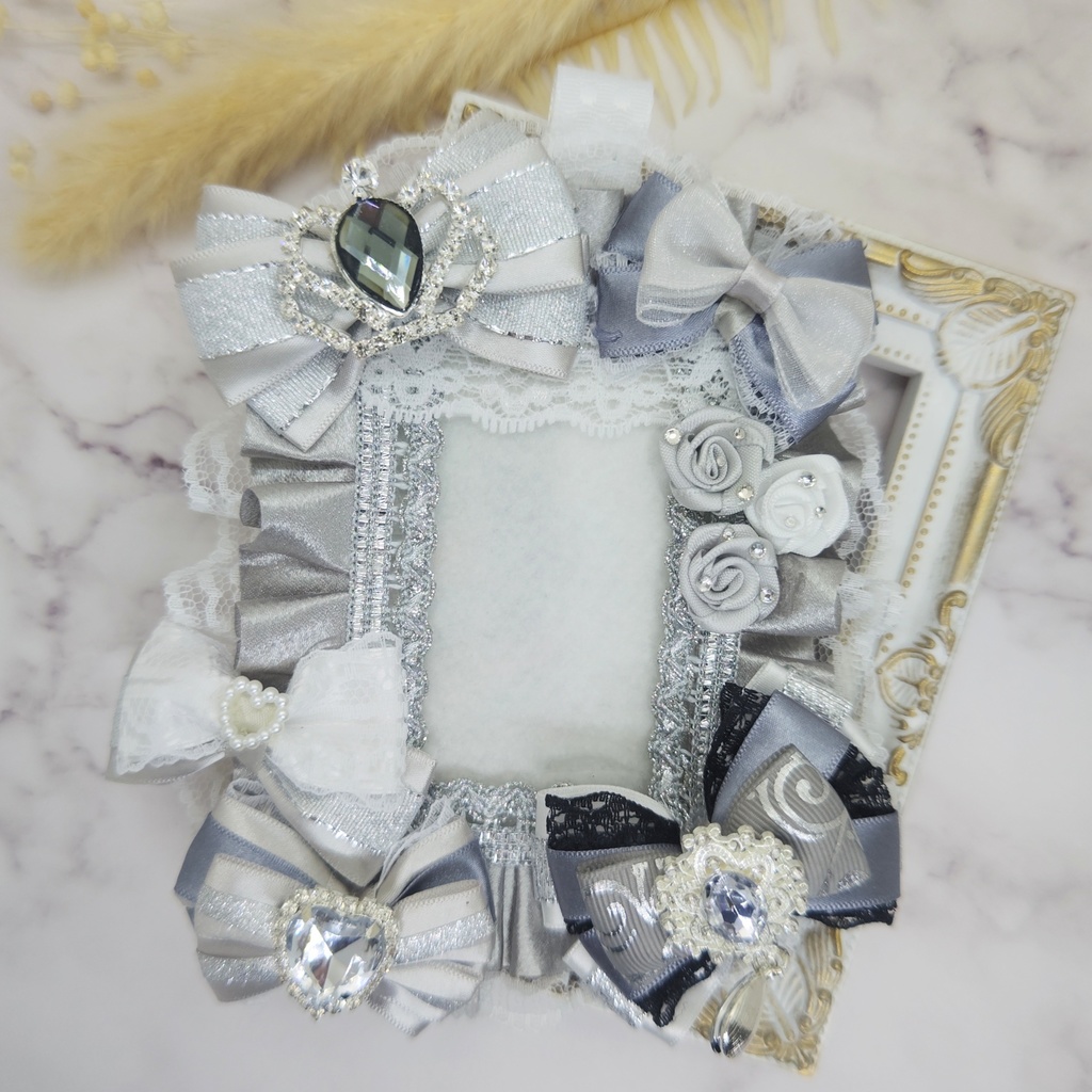 硬質デコケース トレカケース B8サイズ シルバー 銀 グレー