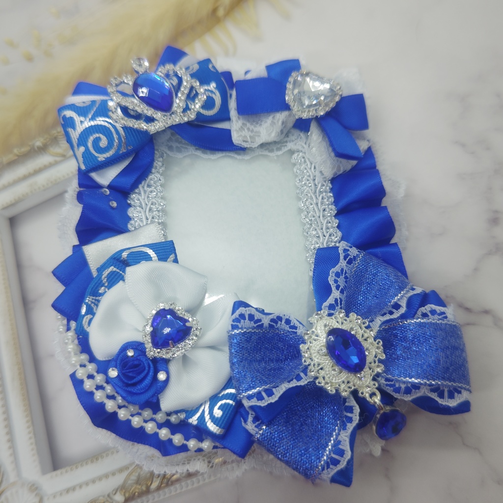 トレカケース 硬質デコケース B8サイズ 青