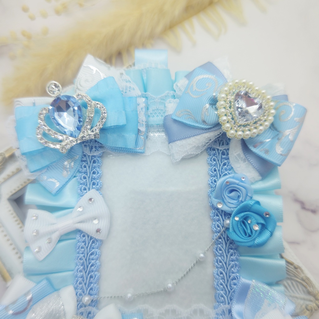 トレカケース 硬質デコケース B8サイズ 水色 ライトブルー