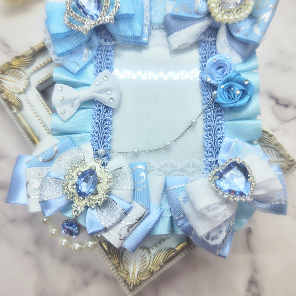 トレカケース 硬質デコケース B8サイズ 水色 ライトブルー