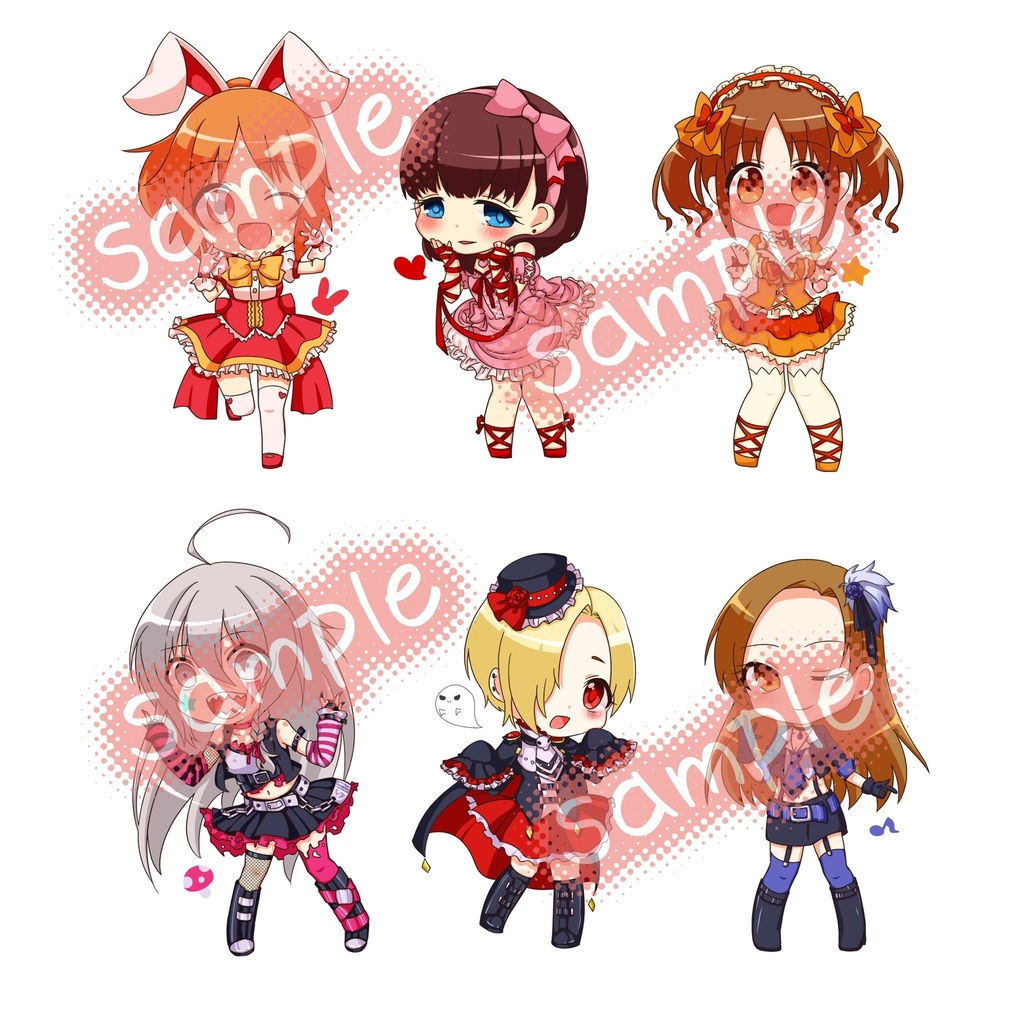 アクキーとシールセット