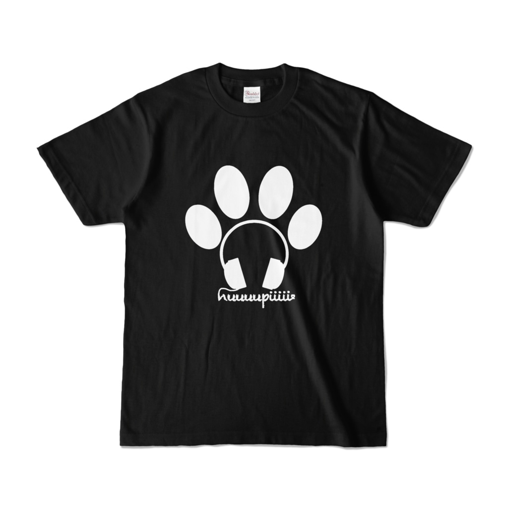 ヌーピー ロゴTシャツ 黒色