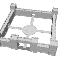 城壁の区画