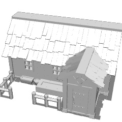 ファンタジーな逆l字の家 ミケ助の3d Booth