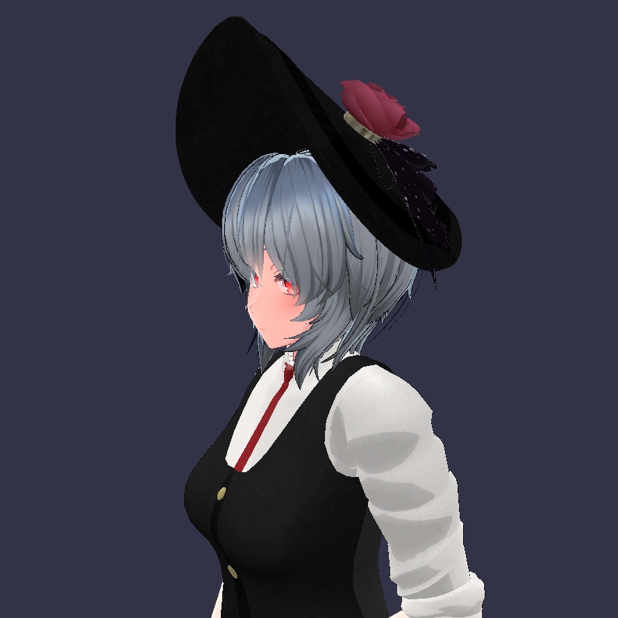 シルクハット風 編み笠