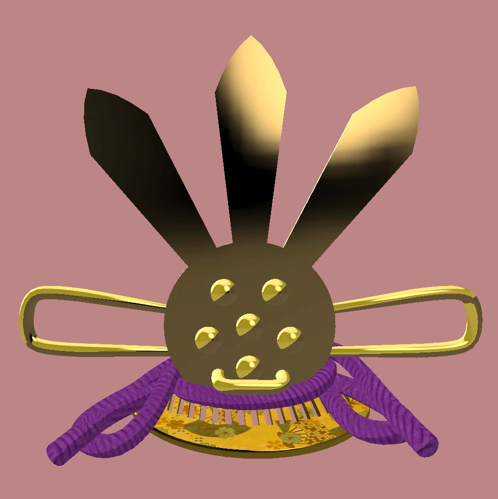 ひなまつり 女雛の髪飾り