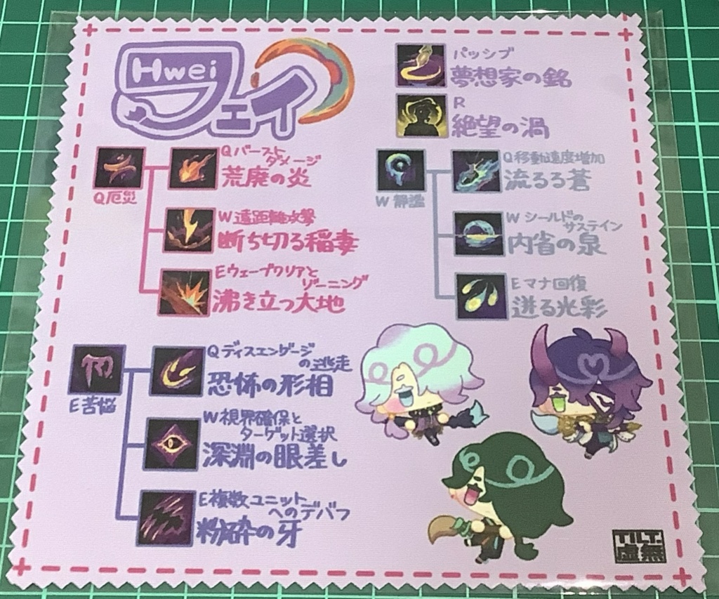 フェイスキル表メガネ拭き