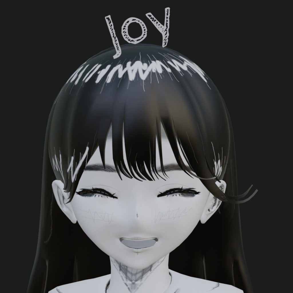 【Manga Style】3Dモデル『Momo』|VRM対応 / Vtuber / アバター向け ※VRChat非推奨