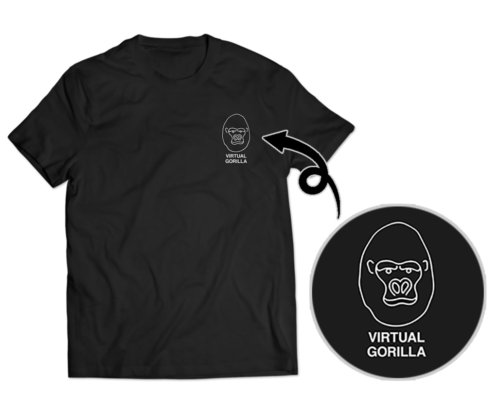 バーチャルゴリラTシャツ