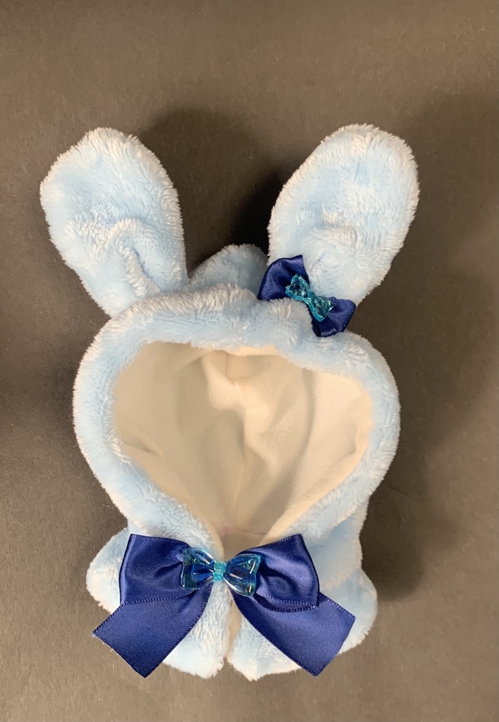 水色うさちゃん（青×水色リボン