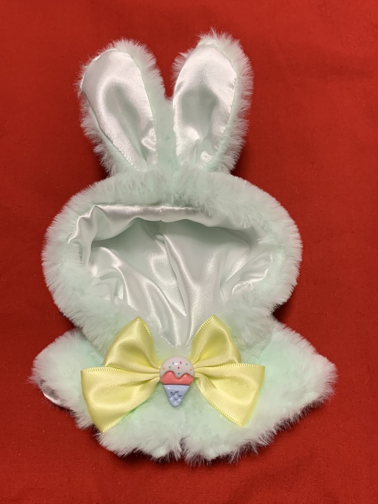 ぬい服🐇ミントグリーンのアイス
