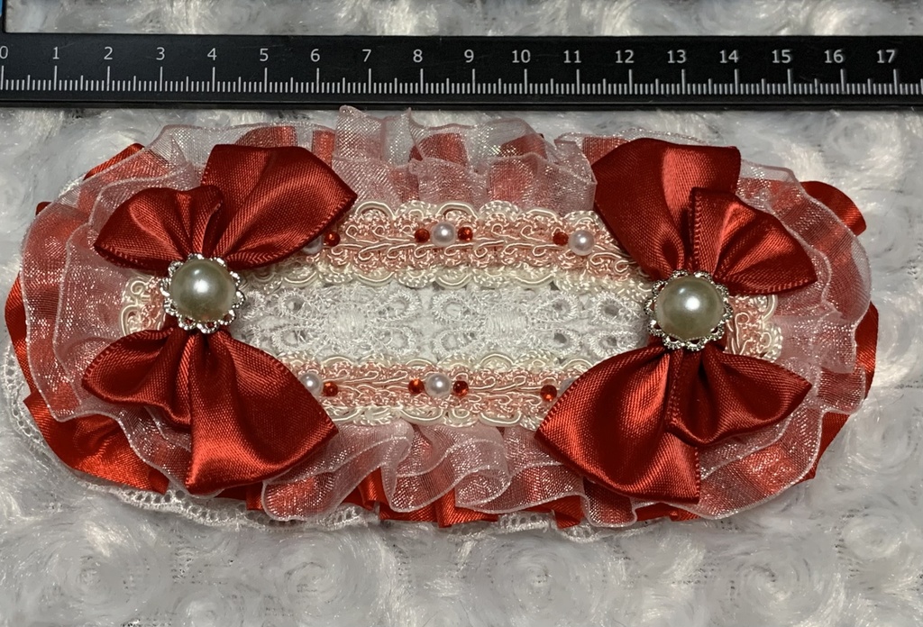 ぬい用ヘッドドレス(パール×シルバー