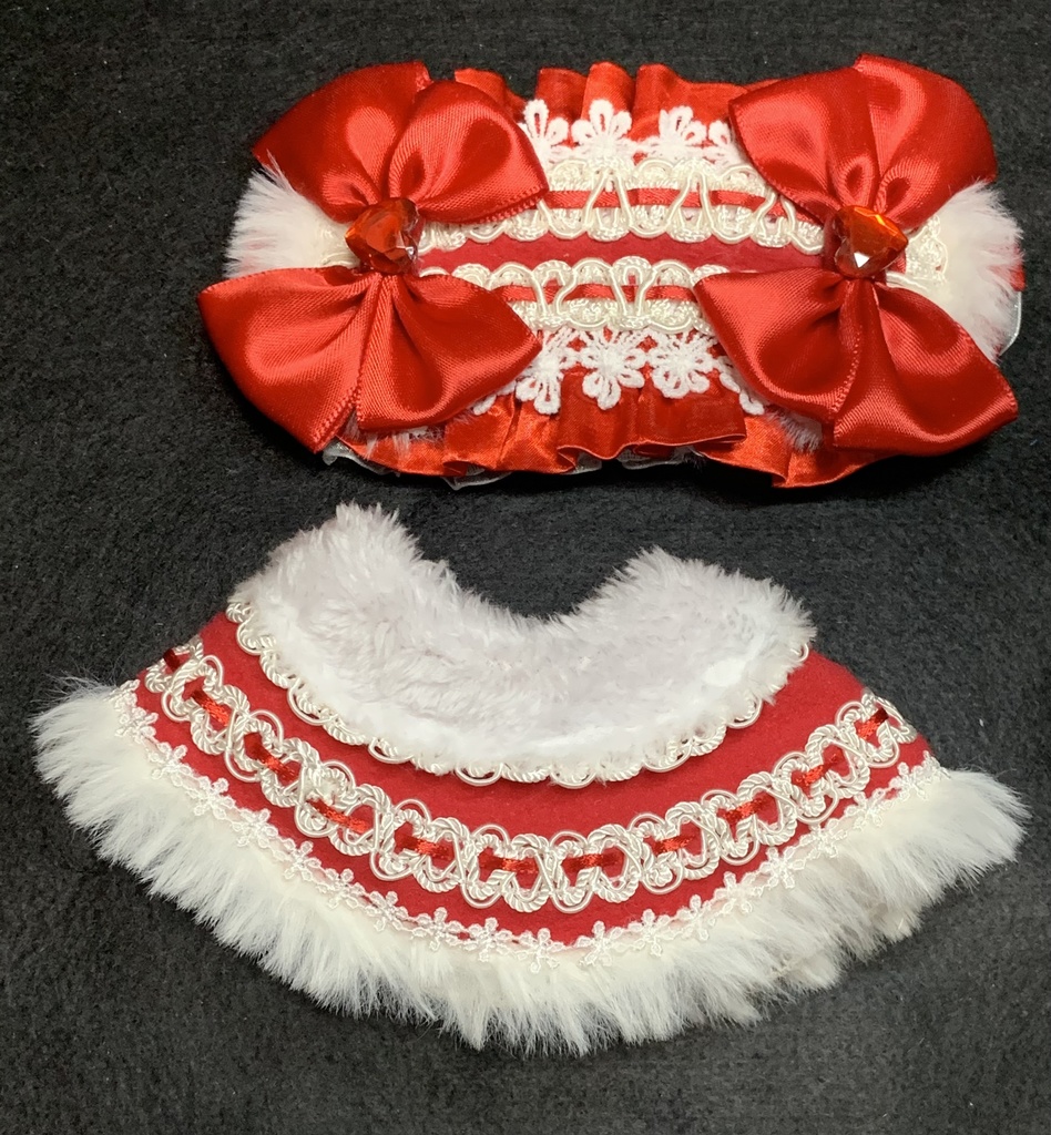 ぬい服クリスマスセット(赤