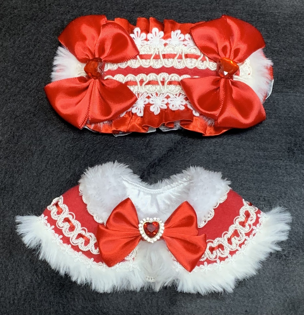 ぬい服クリスマスセット（赤