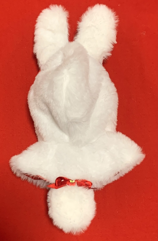 【ぬい服】さくらんぼリボンの白うさぎ🍒