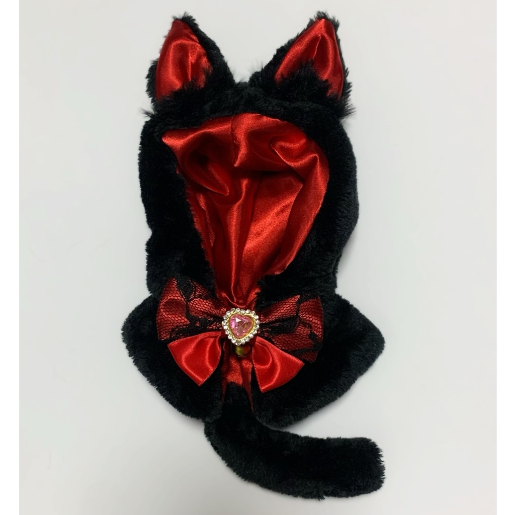 【ぬい服】ふたごのねこちゃん（黒のみ一着