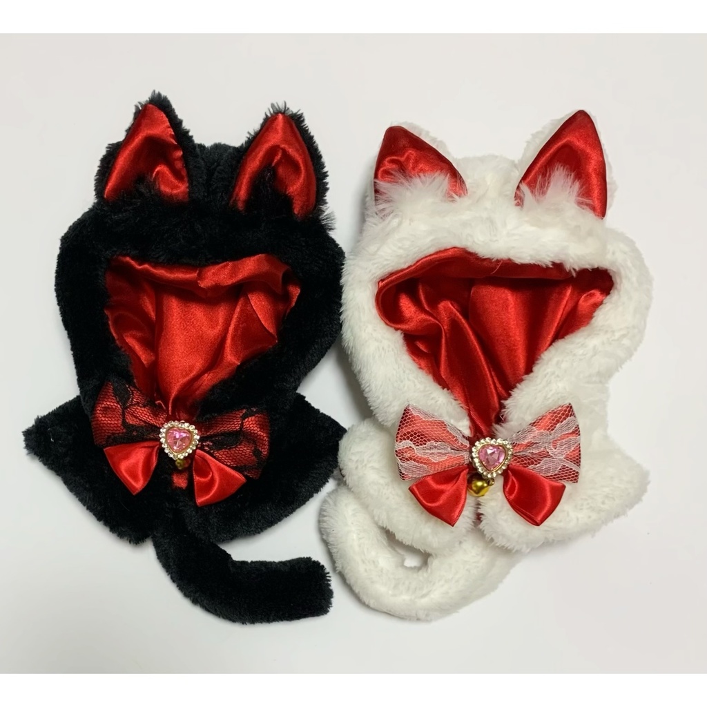 【ぬい服】ふたごのねこちゃん(白のみ一着