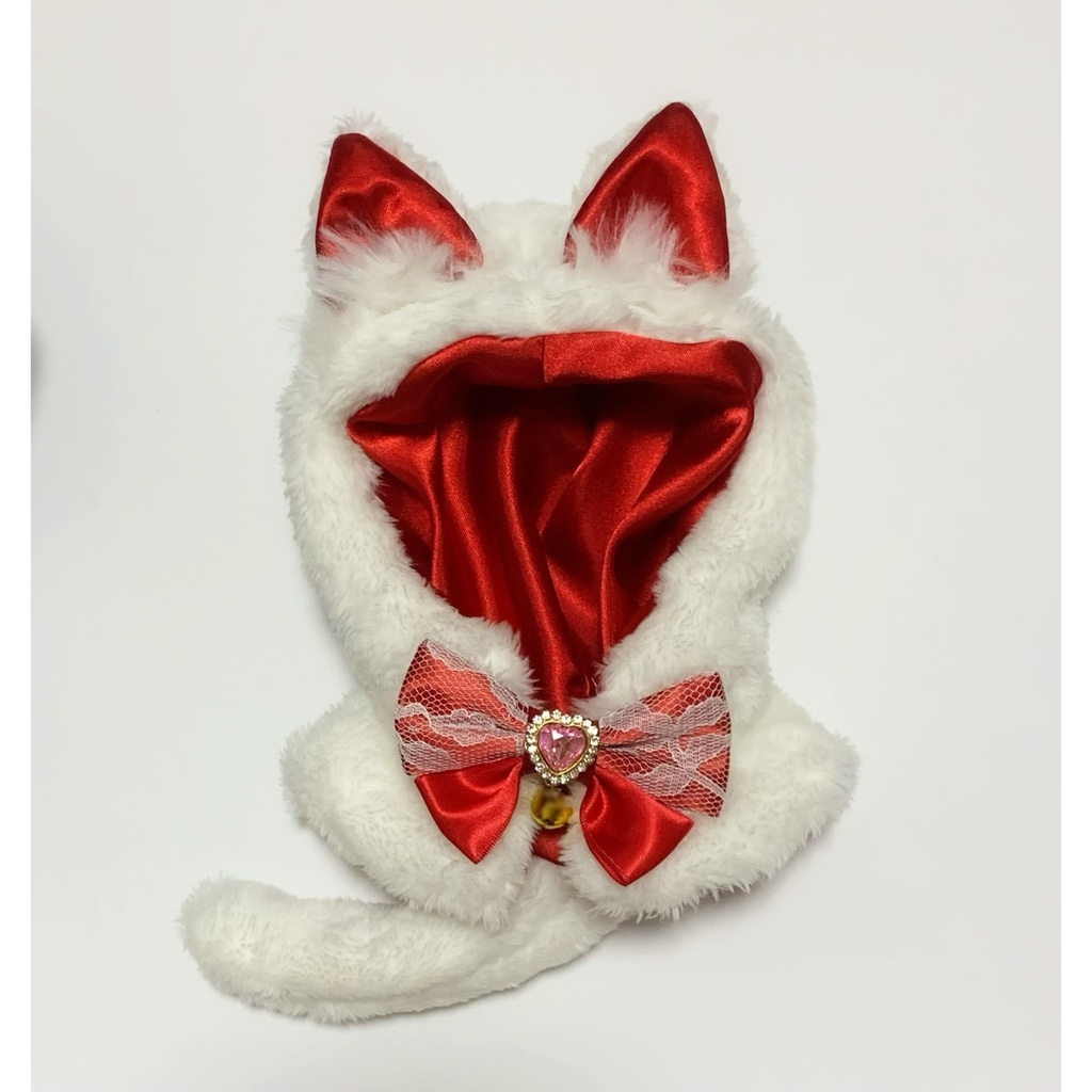 【ぬい服】ふたごのねこちゃん（白のみ一着