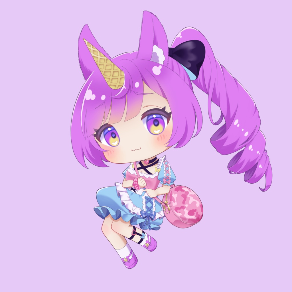 Sweets Assortment アクリルキーホルダー　アイスちゃん