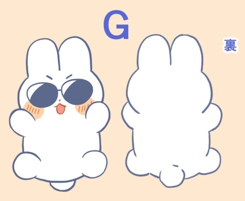 G.うさマフィちゃんミニミニクッションマスコット