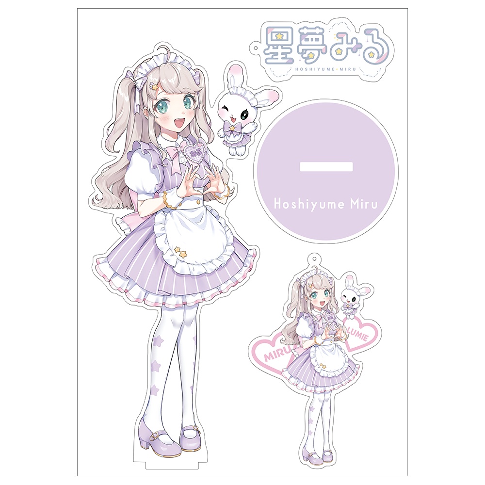 【FANBOX限定 / 受注生産】大きなアクスタ+アクキー2種【+お名前入りポストカード】