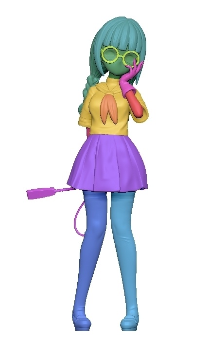 ピチテカーヌ女学院 優等生ちゃん S Ver. 1/8ガレージキット