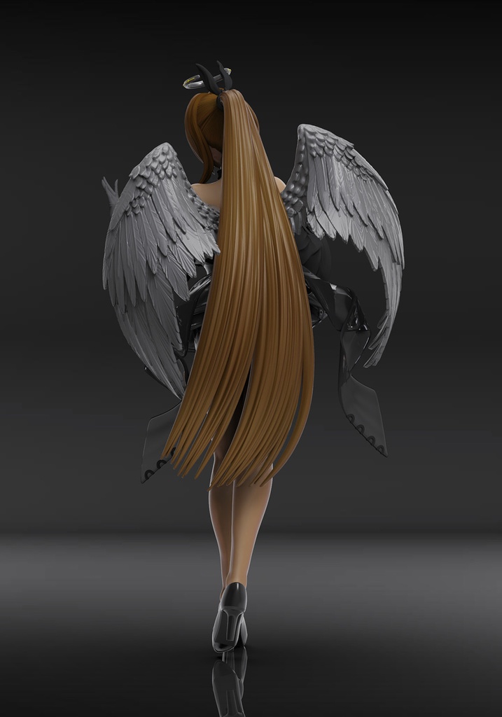 NIKKE ノワール:ブラックエンジェル (3Dプリント出力品)