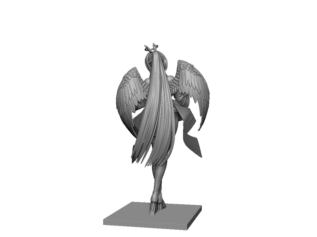 NIKKE ノワール:ブラックエンジェル (3Dプリント出力品)
