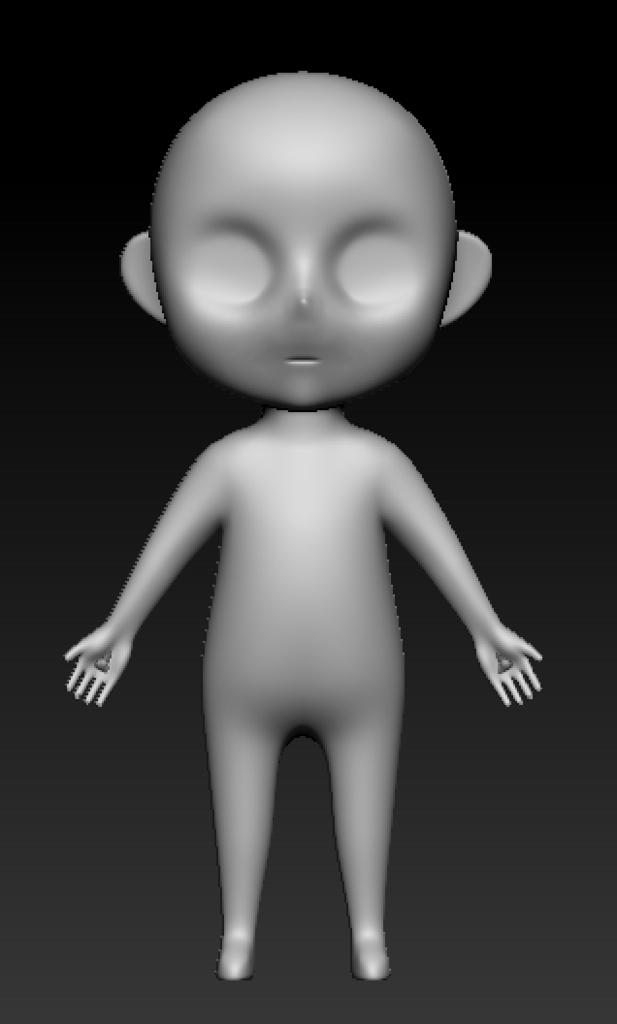 ディフォルトフィギュア素体