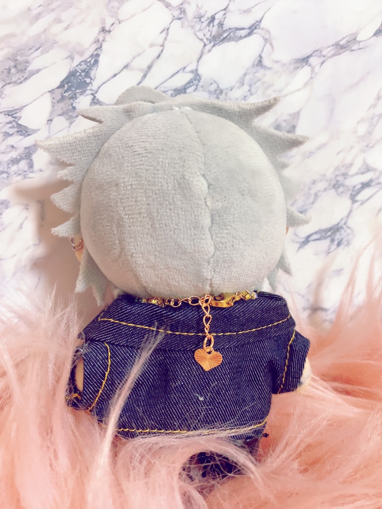 ハートビジューネックレス