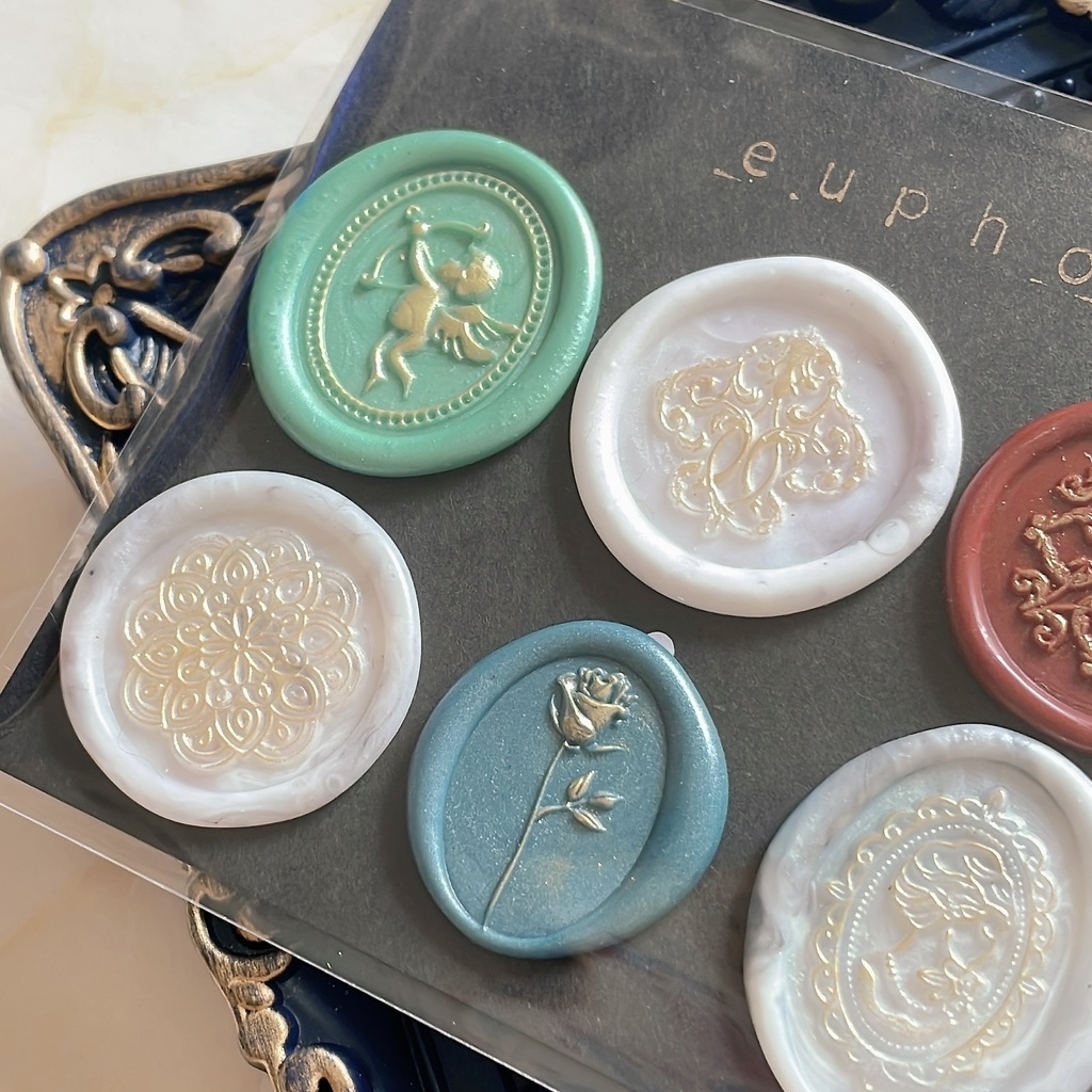 No.433 シーリングスタンプ シール 8枚 アソートセット