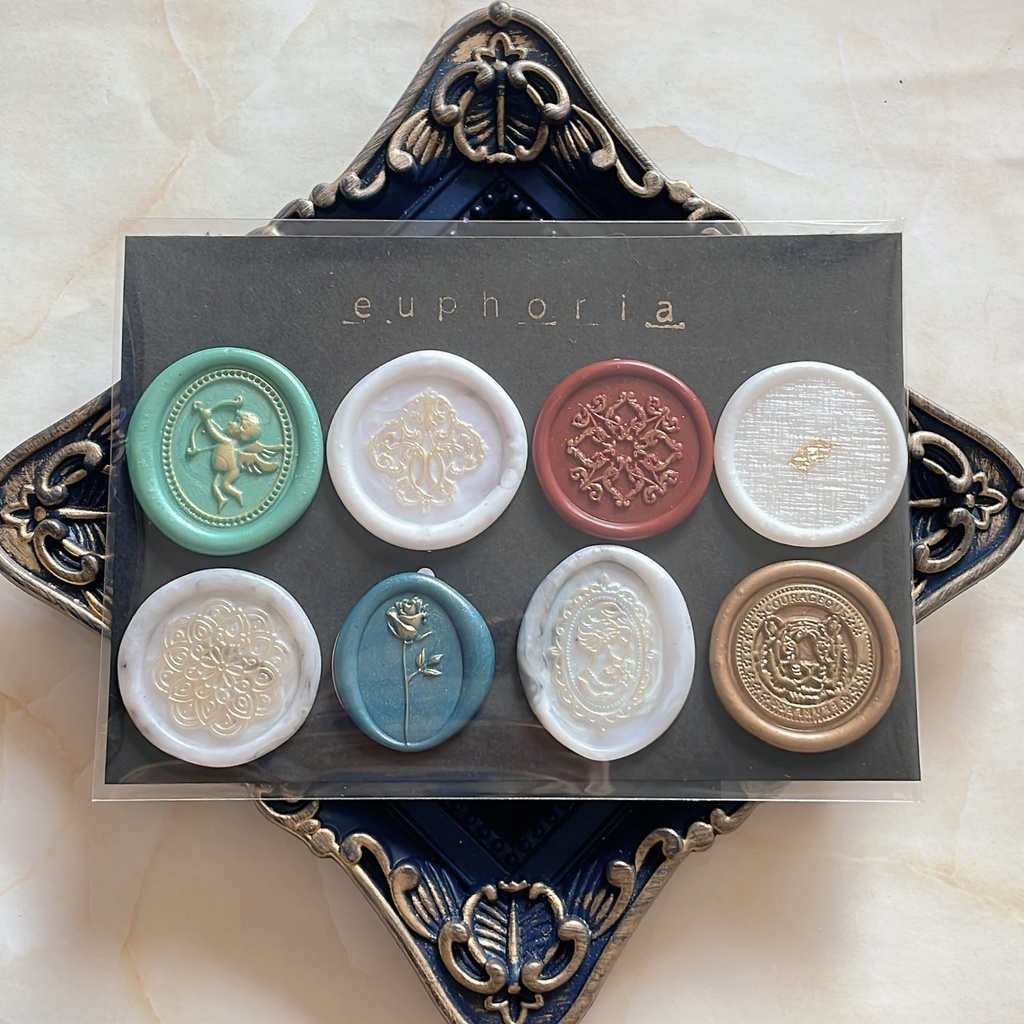 No.433 シーリングスタンプ シール 8枚 アソートセット