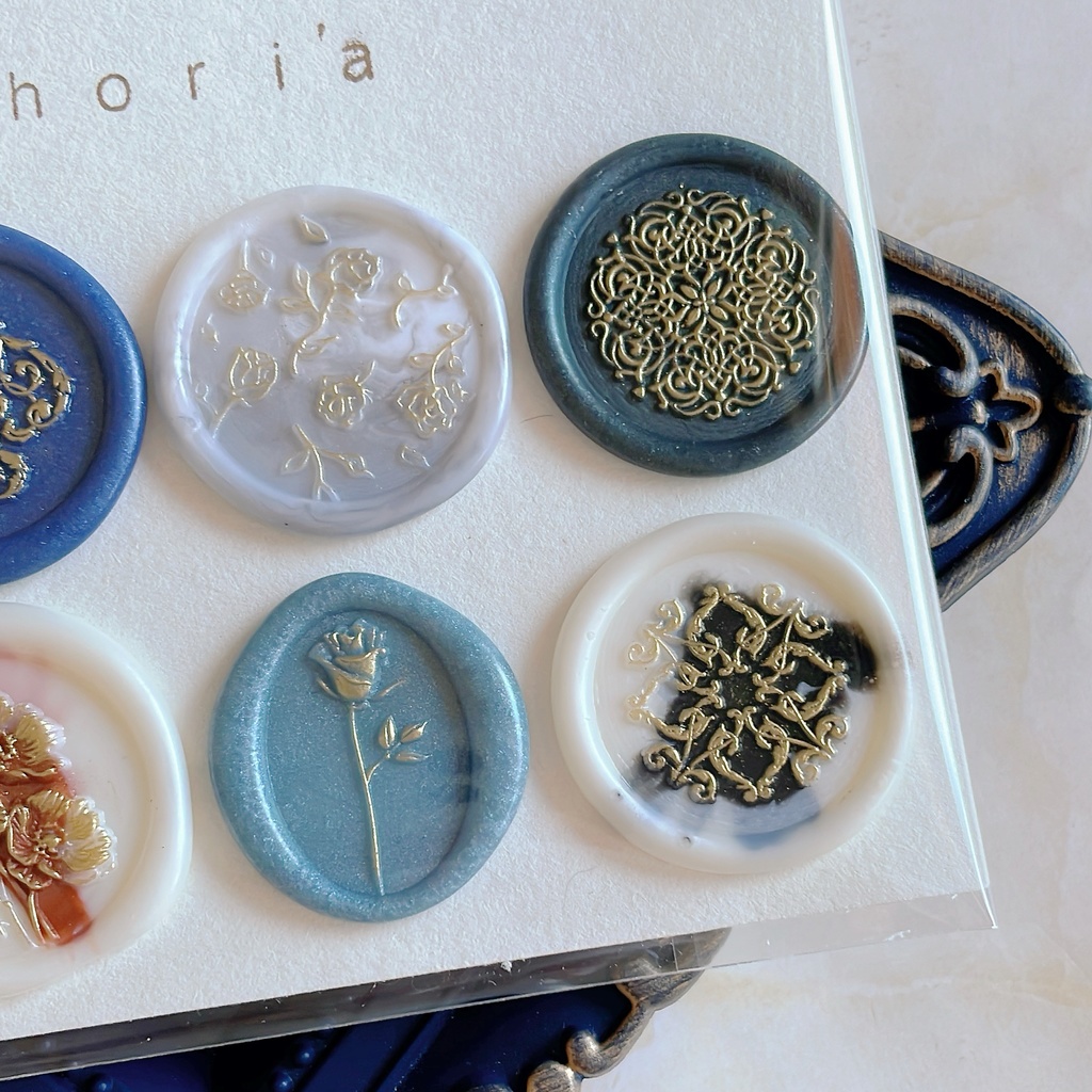 No.755 シーリングスタンプ シール 8枚 アソートセット