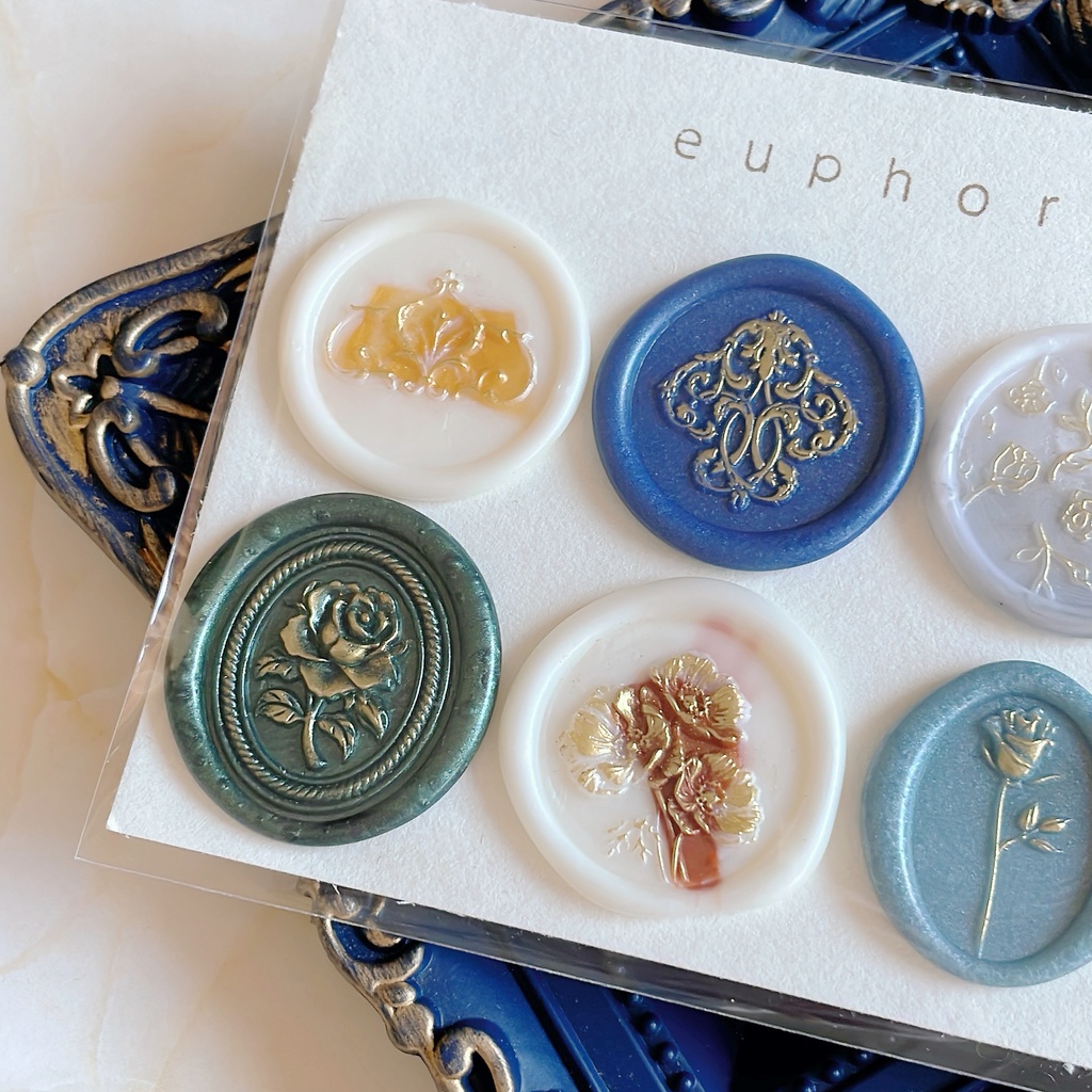 No.755 シーリングスタンプ シール 8枚 アソートセット