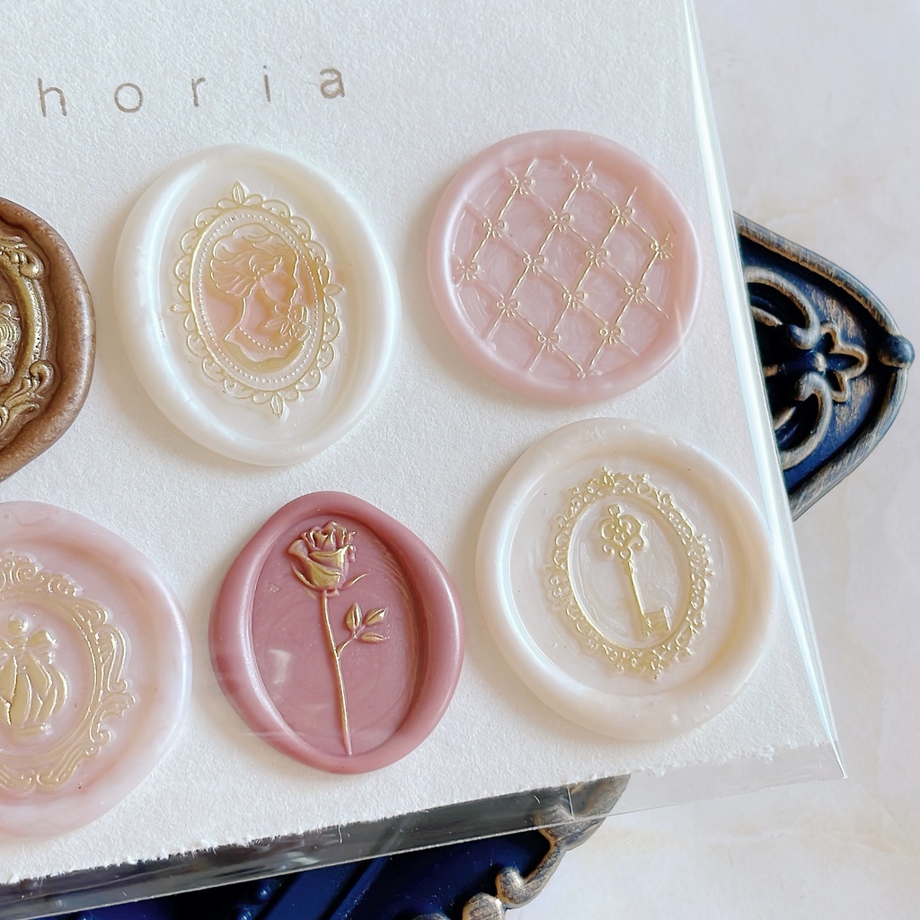 No.754 シーリングスタンプ シール 8枚 アソートセット