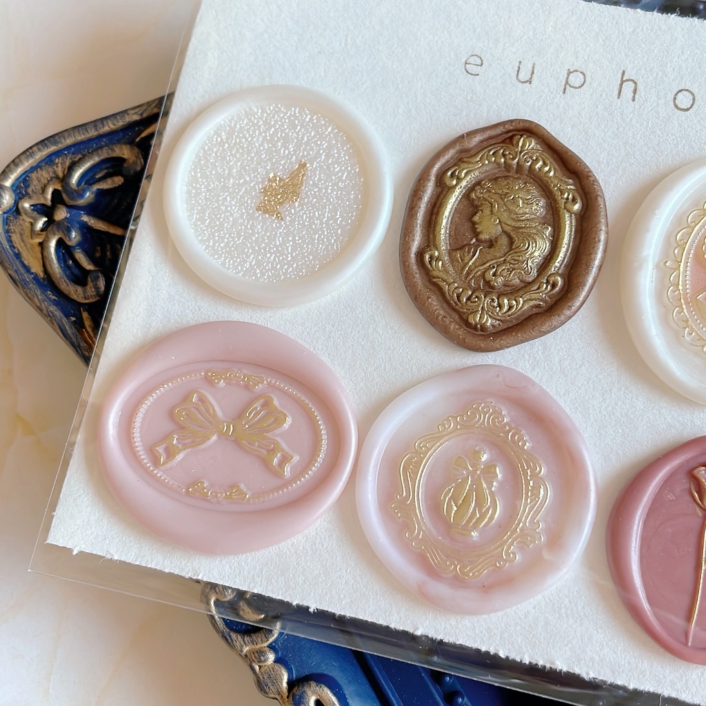 No.754 シーリングスタンプ シール 8枚 アソートセット