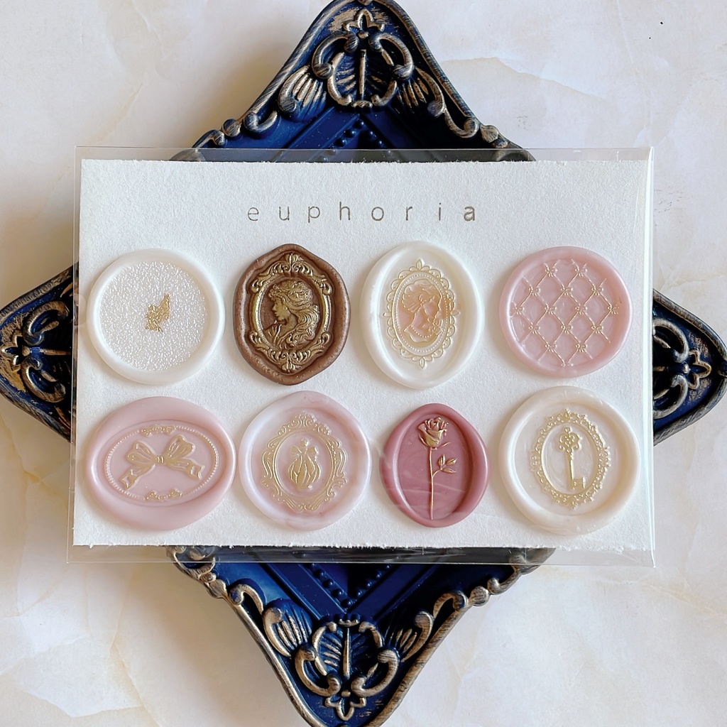 No.754 シーリングスタンプ シール 8枚 アソートセット