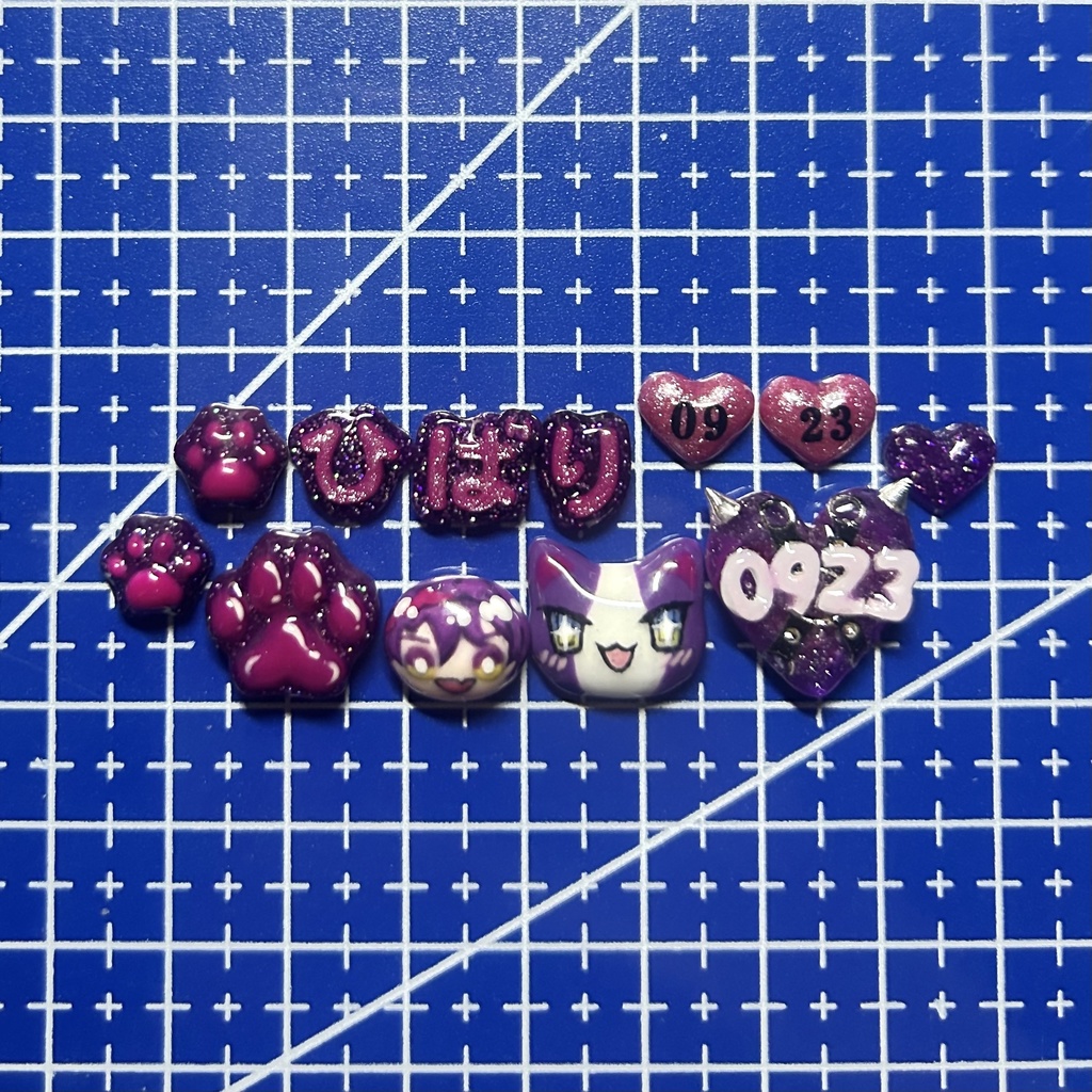 【現品限り】渡会雲雀モチーフネイルパーツセット