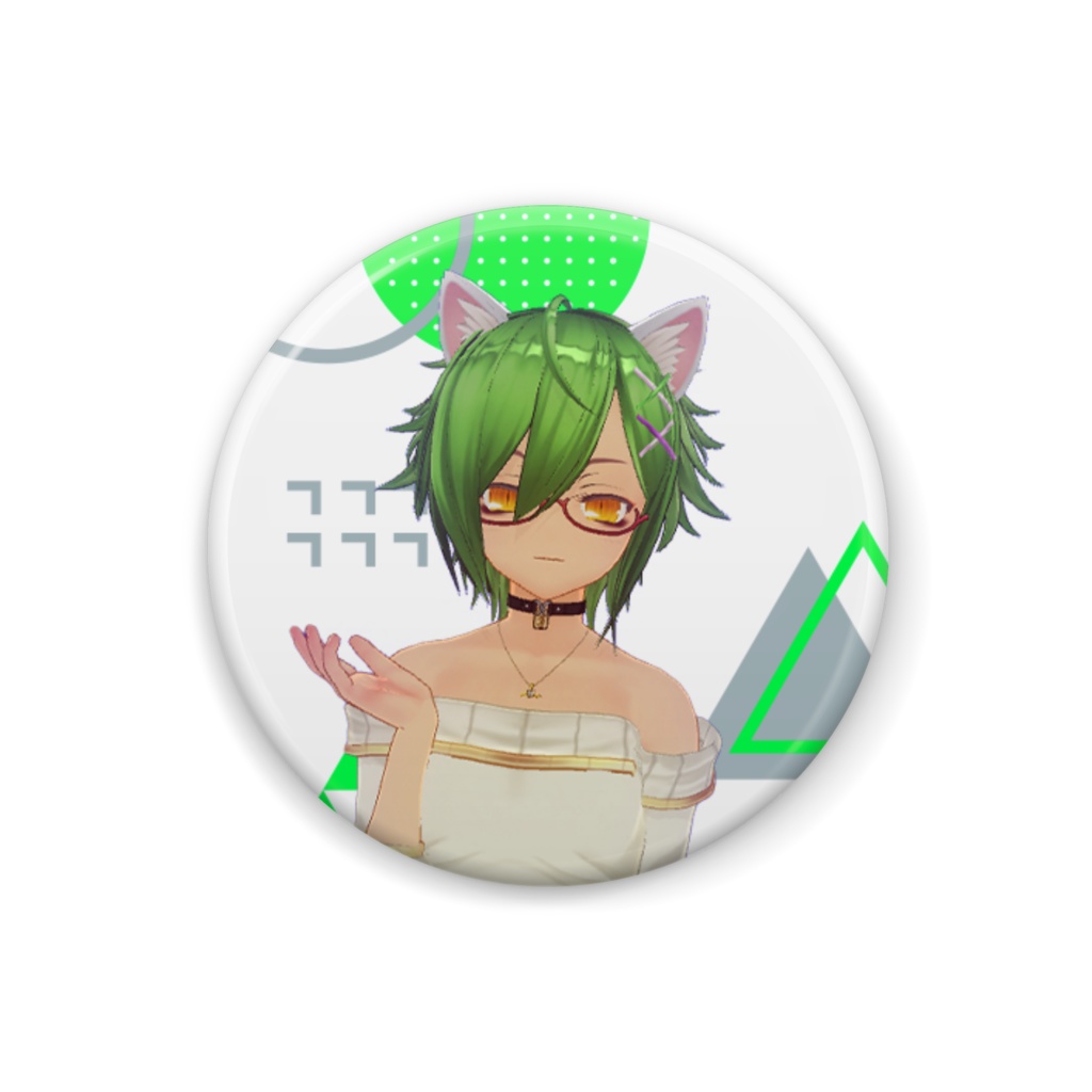 【缶バッジ】灯要かこ 私服(3D)ver.②